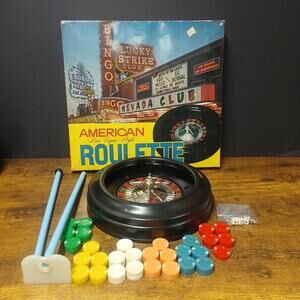 Vintage Las Vegas Style American Roulette, Made in Japan, Casino Game